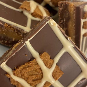 Biscoff Caramel Fudge Traybake